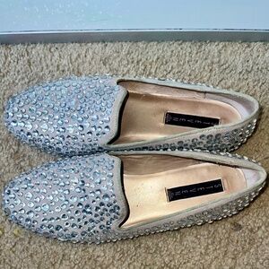 Glitter loafers by Steve Madden